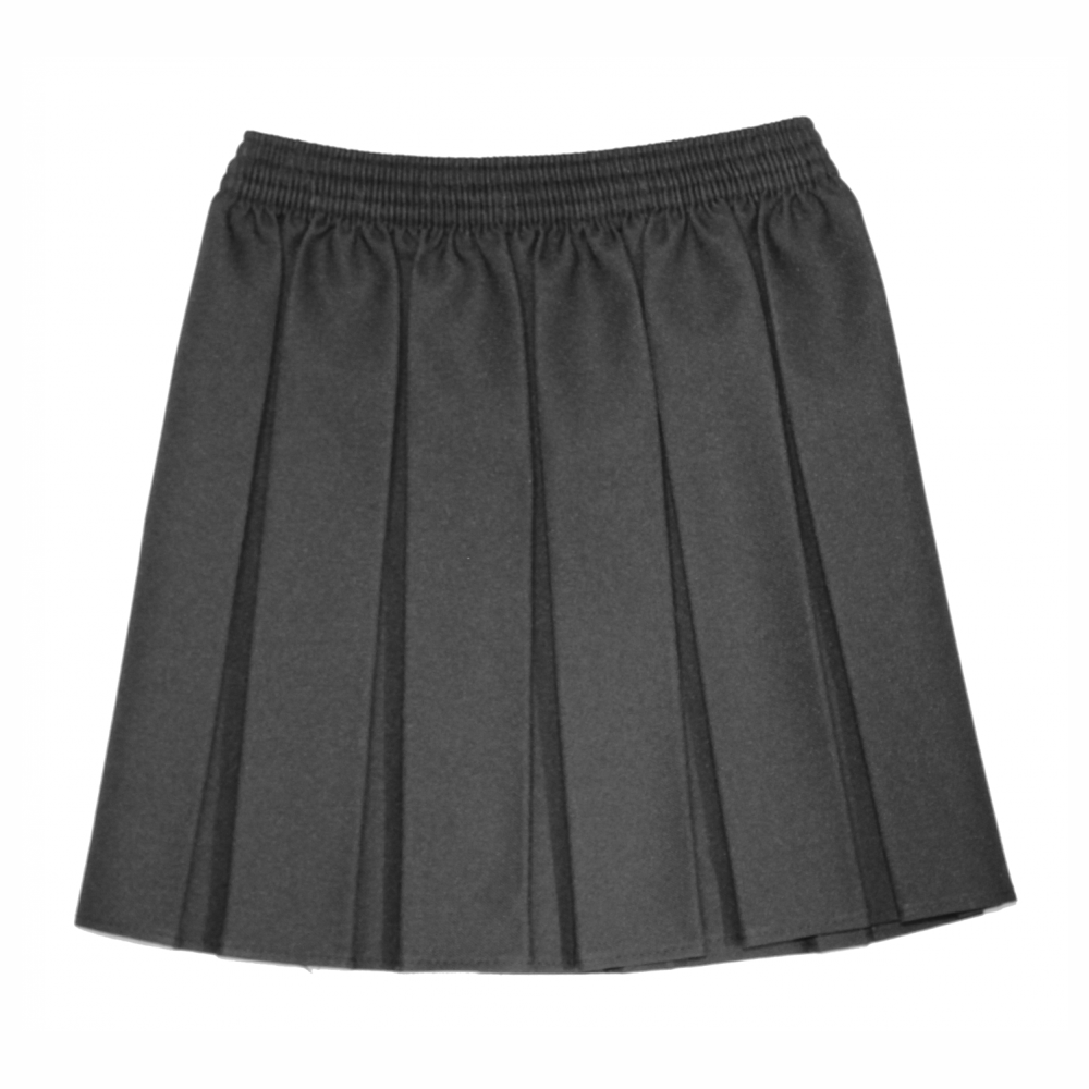Girls Grey Box Pleat Skirt | Watford School Uniforms