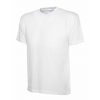 White Crewneck Plain Basic Tshirt PE Tshirt Kingsway Infant School Boys Girls Unisex School Uniform
