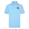 Parkgate Infants & Nursery School Polo t-shirt with logo SKy Blue