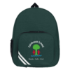 Colnbrook School Bottle Green Bagpack with Logo
