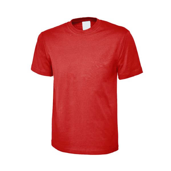 Little Raccoons Red Basic T-shirt with logo