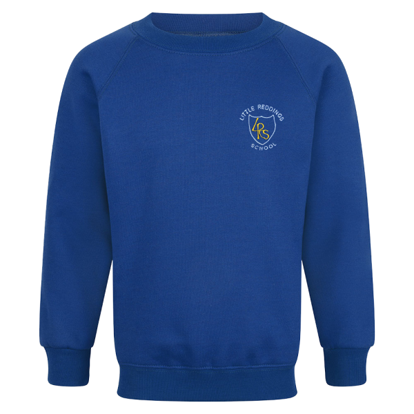 Little Reddings Primary School Royal Sweatshirt with Logo Boys