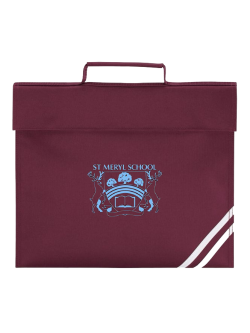St Meryl Book Bag (with Logo)
