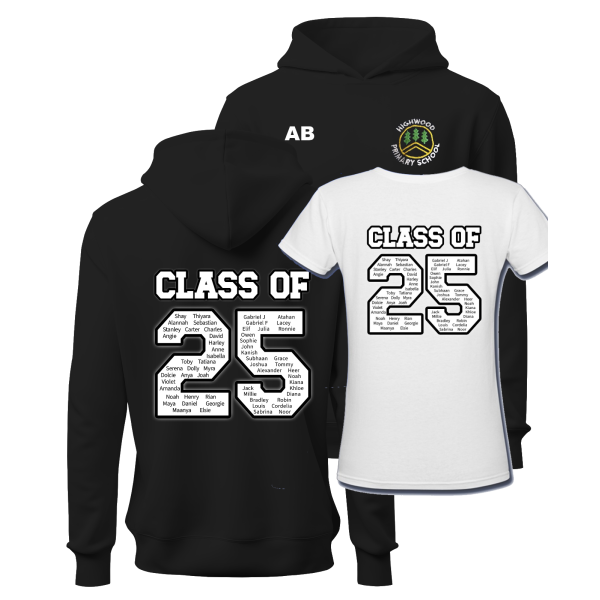 Leavers Black Hoodie and T-shirt Bundle