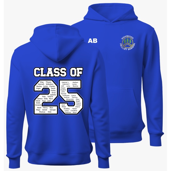 Leavers Royal Blue Hoodie