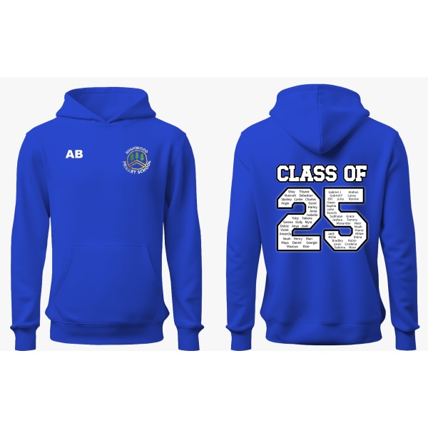 Leavers Royal Blue Hoodie